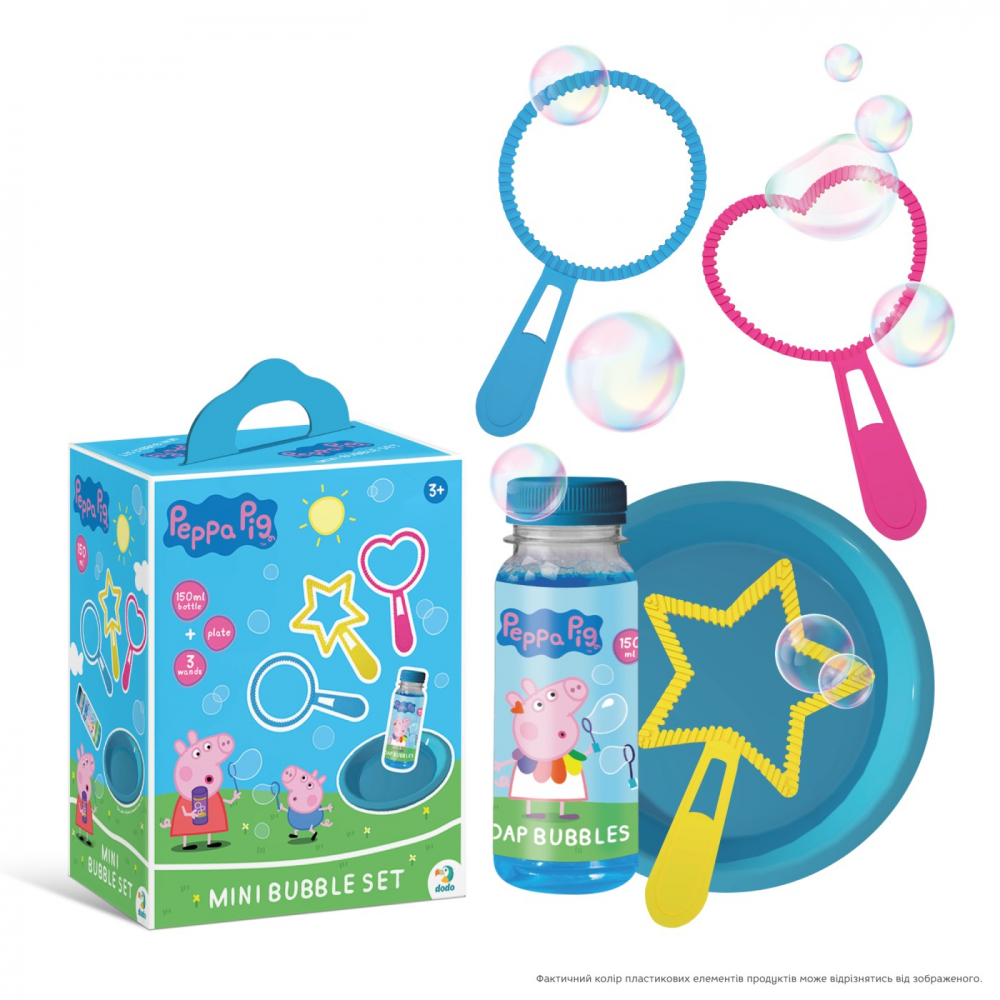 Peppa pig set mini de baloane de sapun 150 ml, varsta de la 3 ani la 12 ani [4]