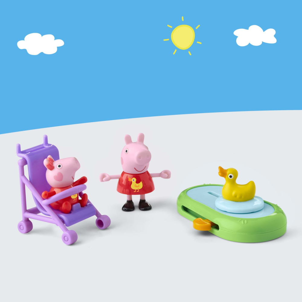 Peppa pig set peppa si evi in parcul de distractii copii varsta 3 ani - 7 ani [9]