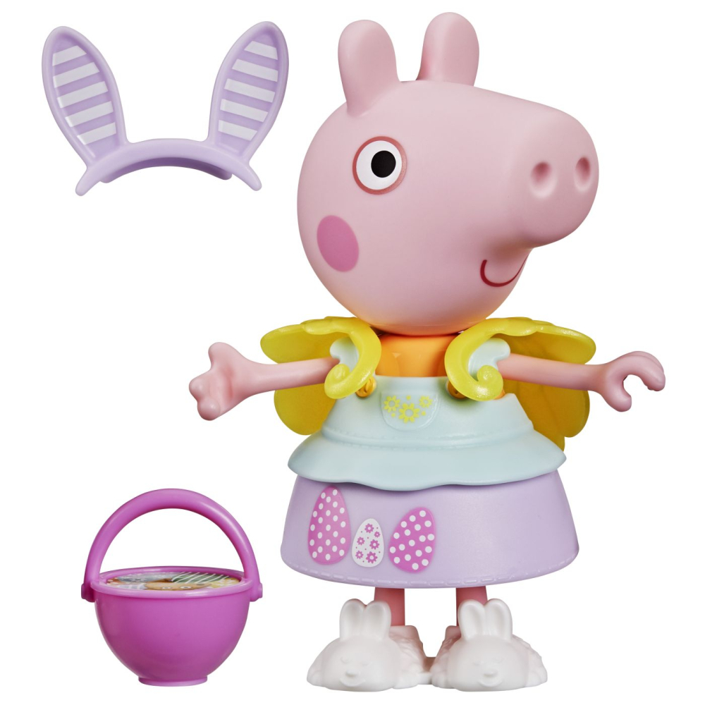 Peppa pig set tinuta de primavara cu figurina peppa si accesorii 15cm copii varsta 3 ani - 8 ani [2]