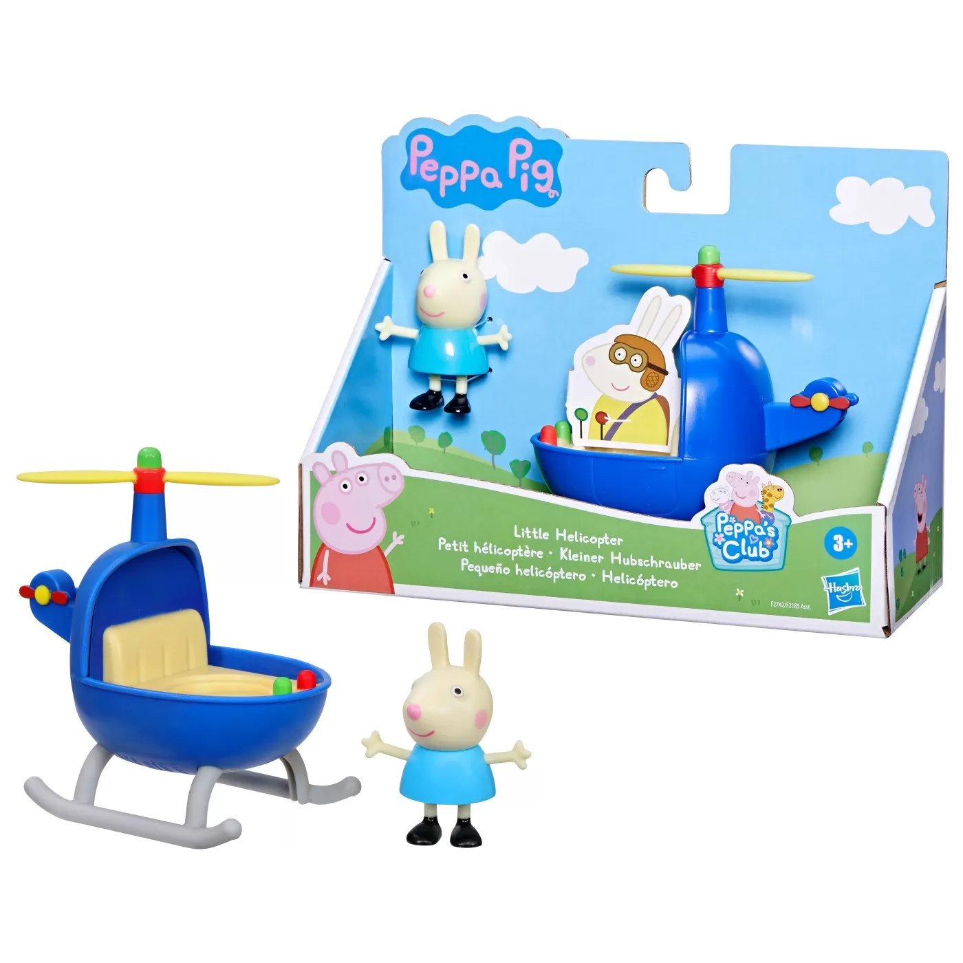 Peppa pig vehicul cu figurina micul elicopter, varsta de la 3 ani la 7 ani [3]
