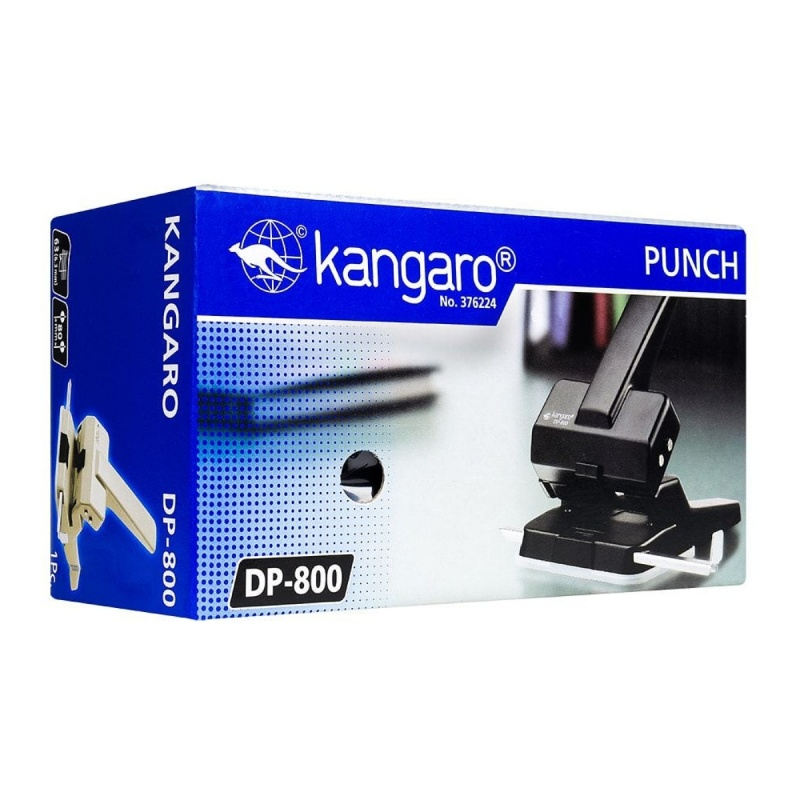Perforator Kangaro DP-800, 63 coli, metalic, negru [2]