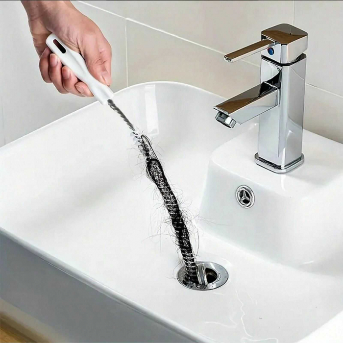 Perie Spriala pentru Desfundat Tevi si Chiuveta, 45 cm - Micostore.ro [4]