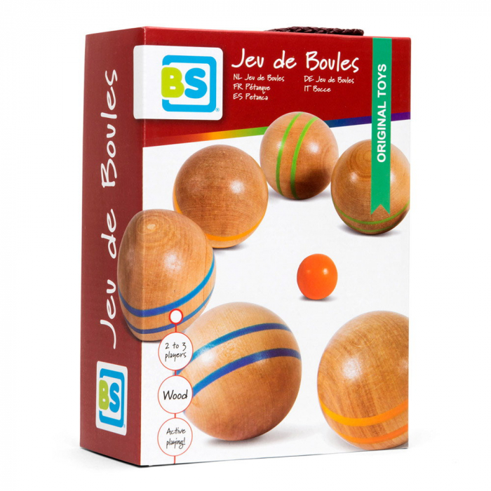 Petanca din lemn, Jeu de boules, 5+ ani [1]