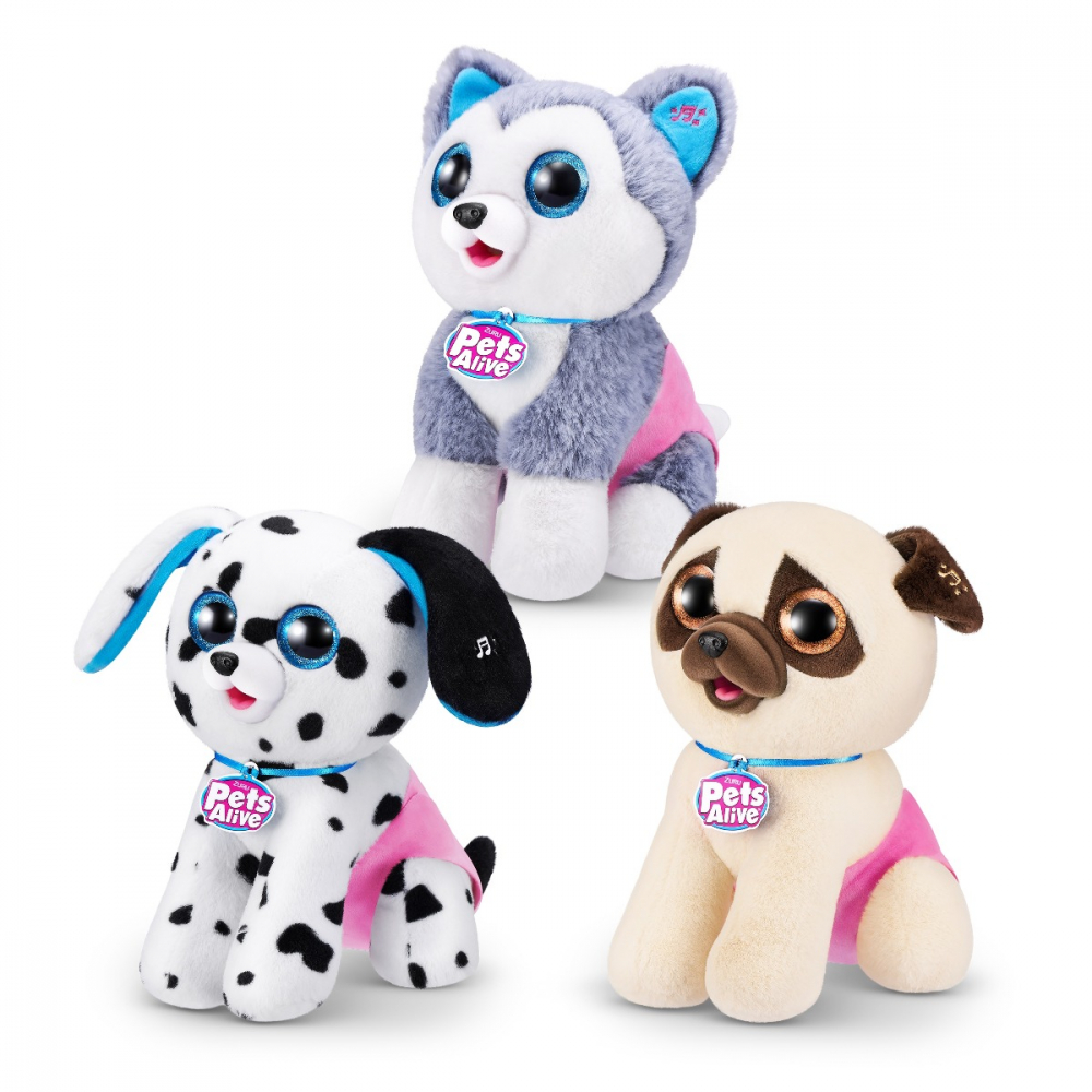 Pets Alive - Jucarie de plus interactiva catelus cu accesorii surpriza, Pooping Puppies varsta 3-5 ani ,5-7 ani ,7-9 ani, Unisex [3]