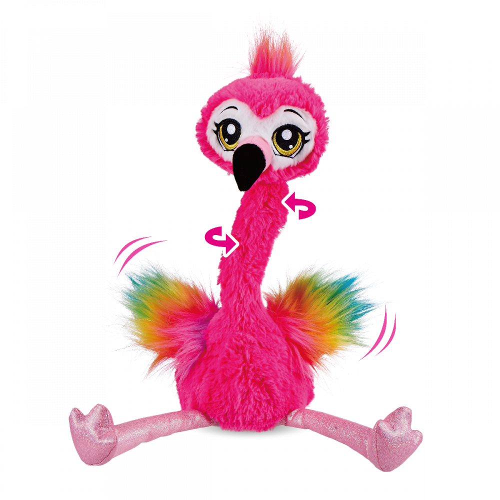 Pets Alive - Jucarie de plus interactiva, Frankie flamingo dansator varsta 3-5 ani ,5-7 ani ,7-9 ani, Fete [2]