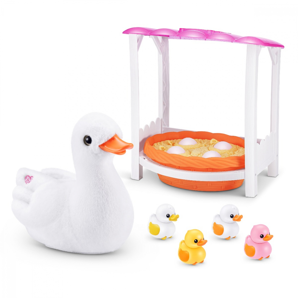 Pets Alive - Jucarie de plus interactiva, Mama Rata si bobocii sai varsta 3-5 ani ,5-7 ani ,7-9 ani, Unisex [3]