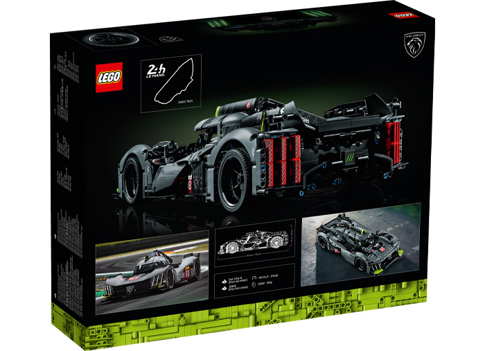 LEGO® Technic - PEUGEOT 9X8 24H Le Mans Hybrid Hypercar 42156, 1775 piese, varsta de la 14 ani la +15 ani [2]