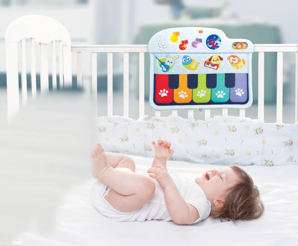 Pian cu sunete si lumini pentru bebelusi, winfun, varsta de la 3 luni la 2 ani [5]