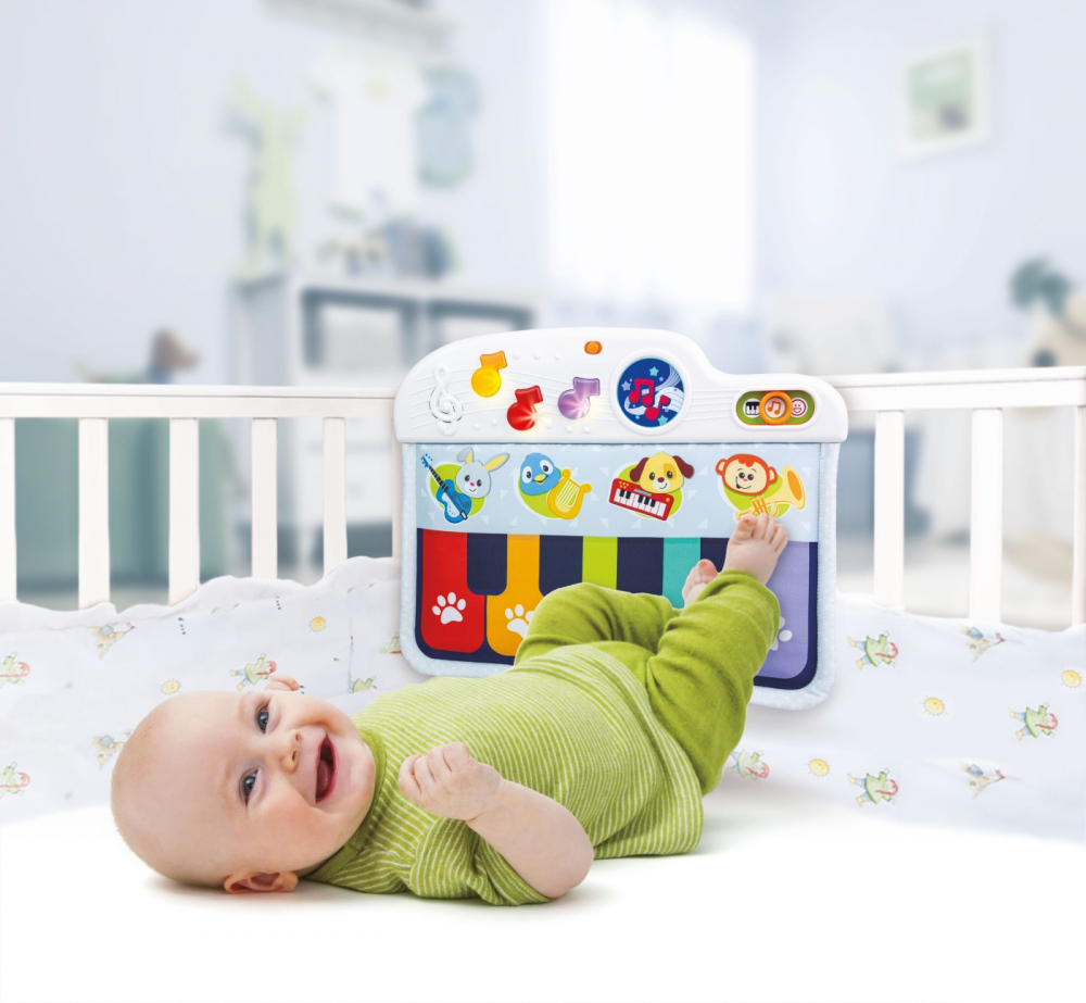 Pian cu sunete si lumini pentru bebelusi, winfun, varsta de la 3 luni la 2 ani [3]