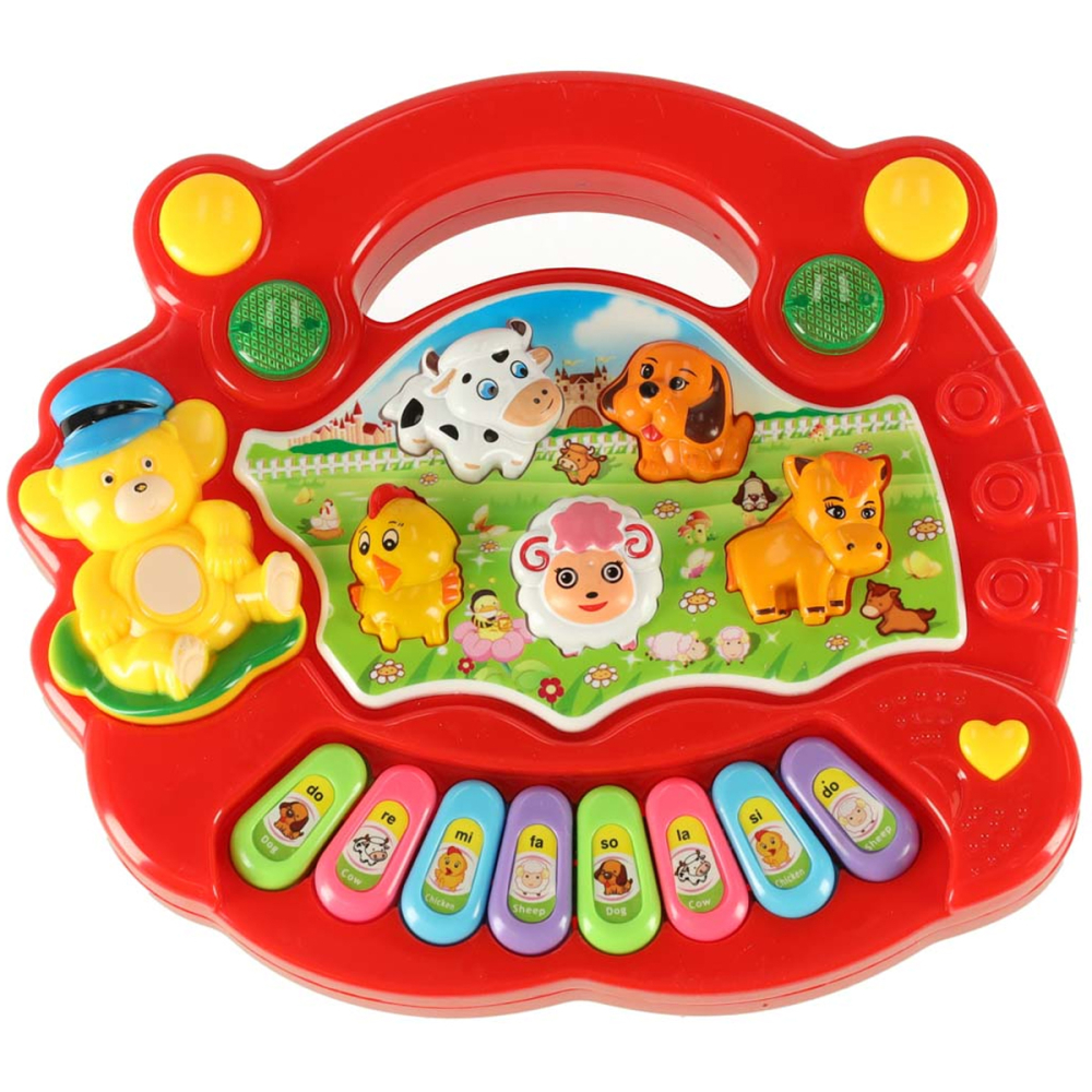 Pian Interactiv Educational cu Sunete de Animale 18 Luni+ [2]