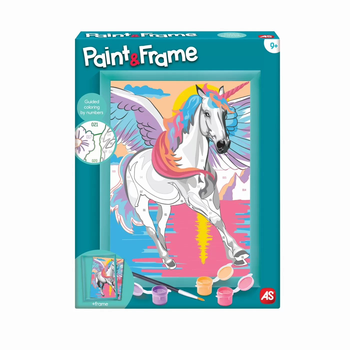 Unicornul magic, Picteaza si inrameaza, 9 ani+, varsta de la 9 ani la +15 ani [1]