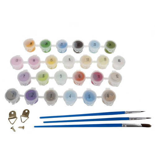 Pictura pe Numere Tablou Canvas 40x50 cm, Pisici [4]