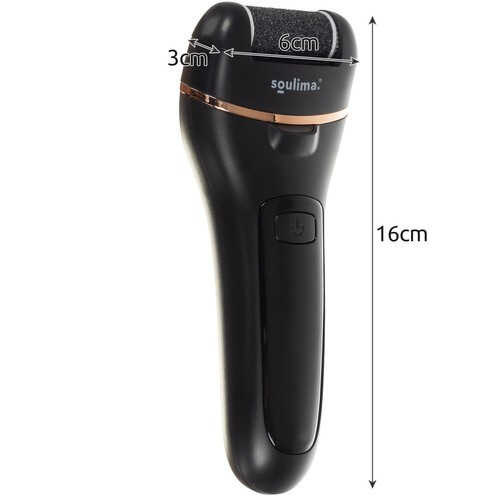 Pila Electrica pentru Calcaie, Piele Moarta cu 2 Viteze, 3 Capete si LED [2]