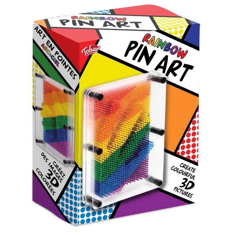 Pin art curcubeu [2]