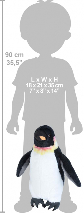 Pinguin - Jucarie Plus Wild Republic 30 cm [5]
