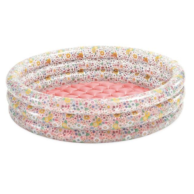 Piscina Copii Intex, Gonflabila, Roz, Model Flori pentru Fete, 86 cm [7]