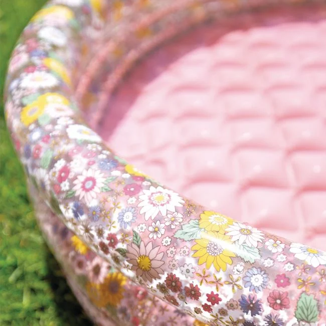 Piscina Copii Intex, Gonflabila, Roz, Model Flori pentru Fete, 86 cm [8]