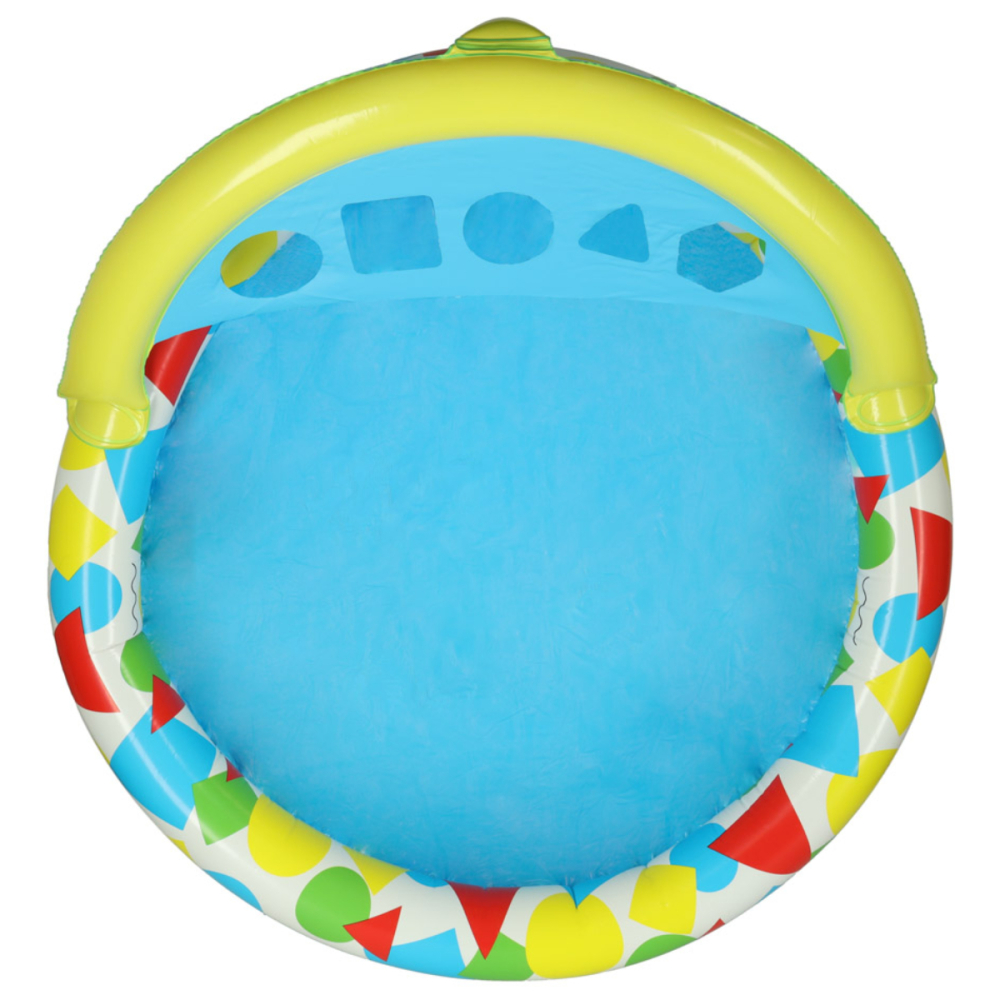 Piscina Gonflabila pentru Copii, din PVC cu 5 Forme din Spuma Incluse, Bubble Pool [6]