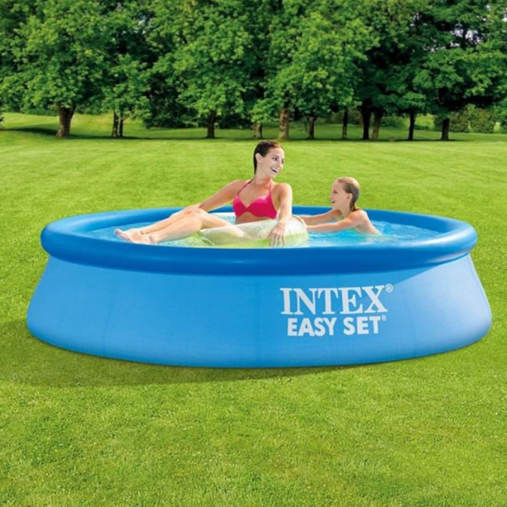 Piscina Intex Easy Set cu Filtru, Capacitate 1942 Litri, Albastru [2]
