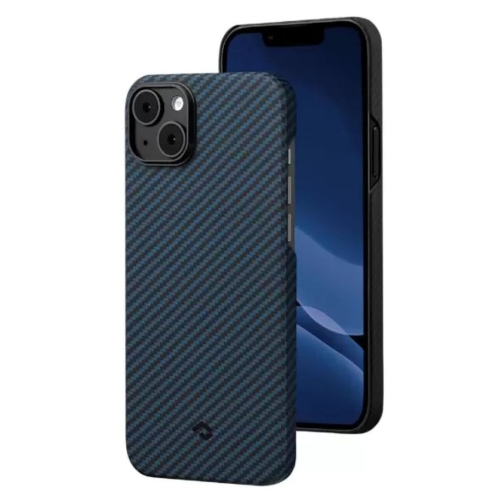 Pitaka Husa MagEZ 3 Aramida 1500D iPhone 14 Plus MagSafe Albastru [6]