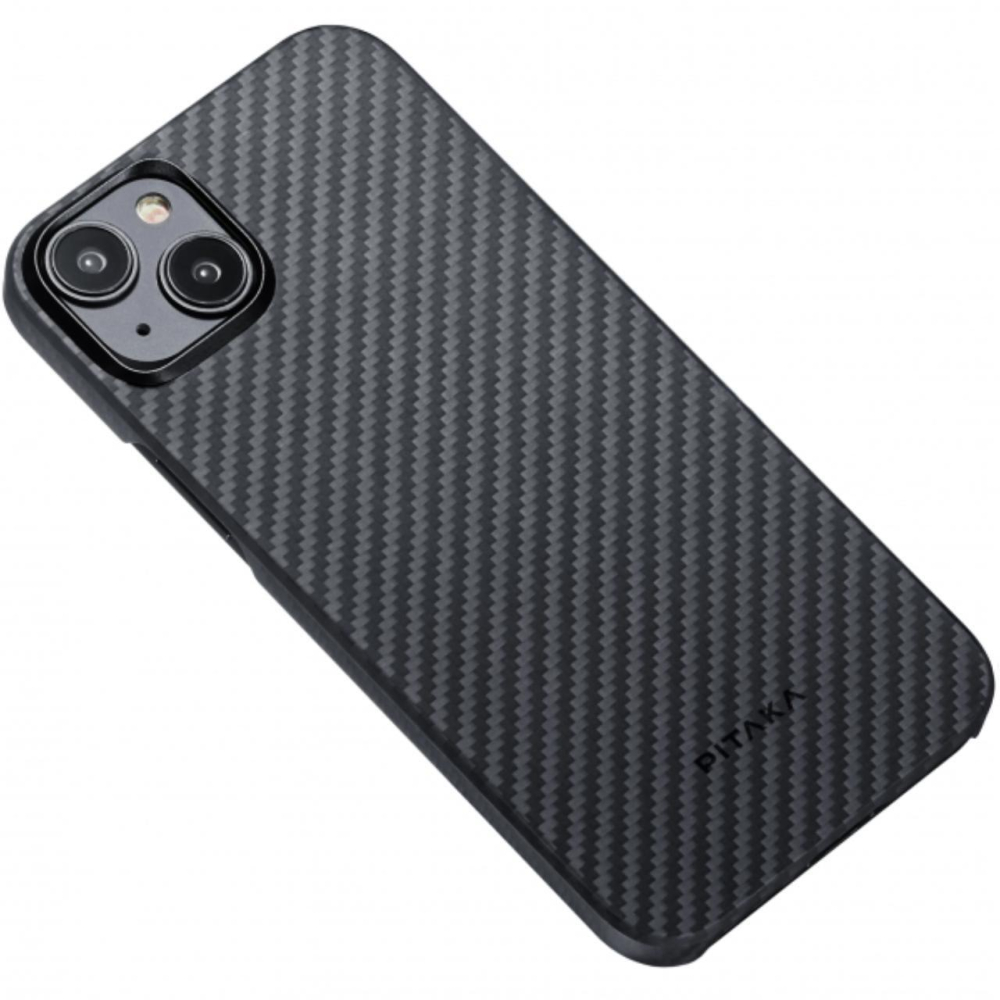 Pitaka Husa MagEZ 4 Aramida 1500D iPhone 15 Plus, MagSafe Negru / Gri [4]