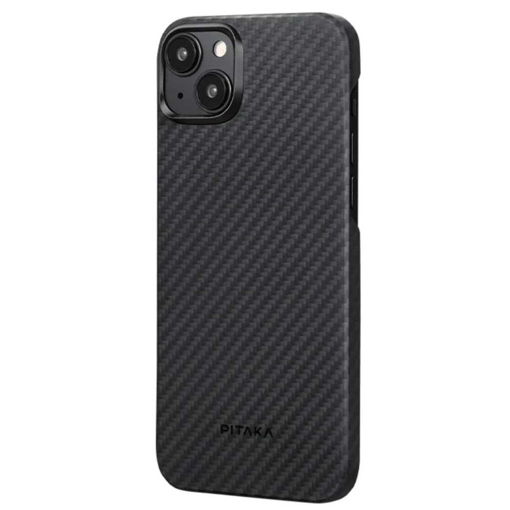Pitaka Husa MagEZ 4 Aramida 1500D iPhone 15 Plus, MagSafe Negru / Gri [11]