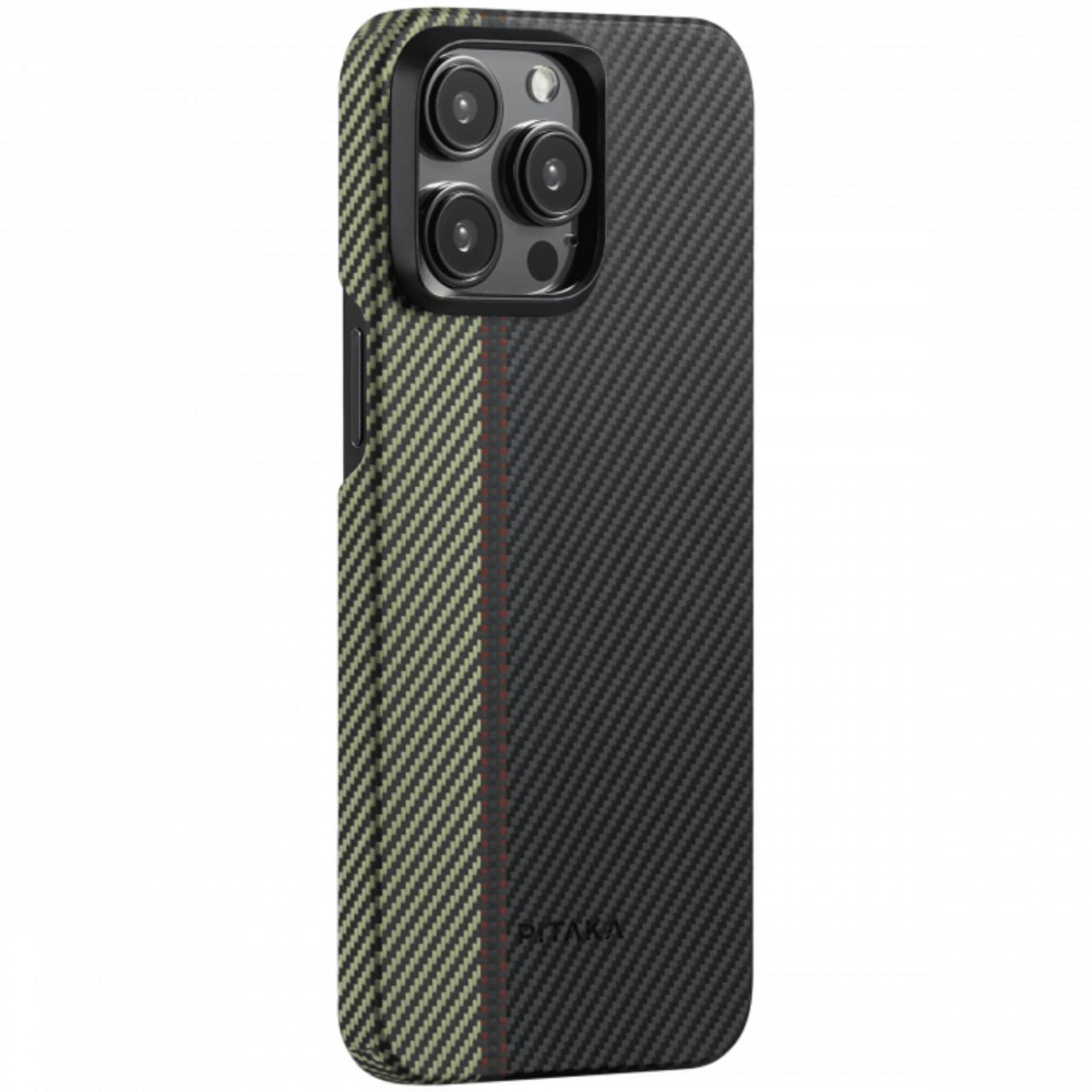 Pitaka Husa MagEZ 4 Aramida 600D iPhone 15 Pro, MagSafe Overture [2]