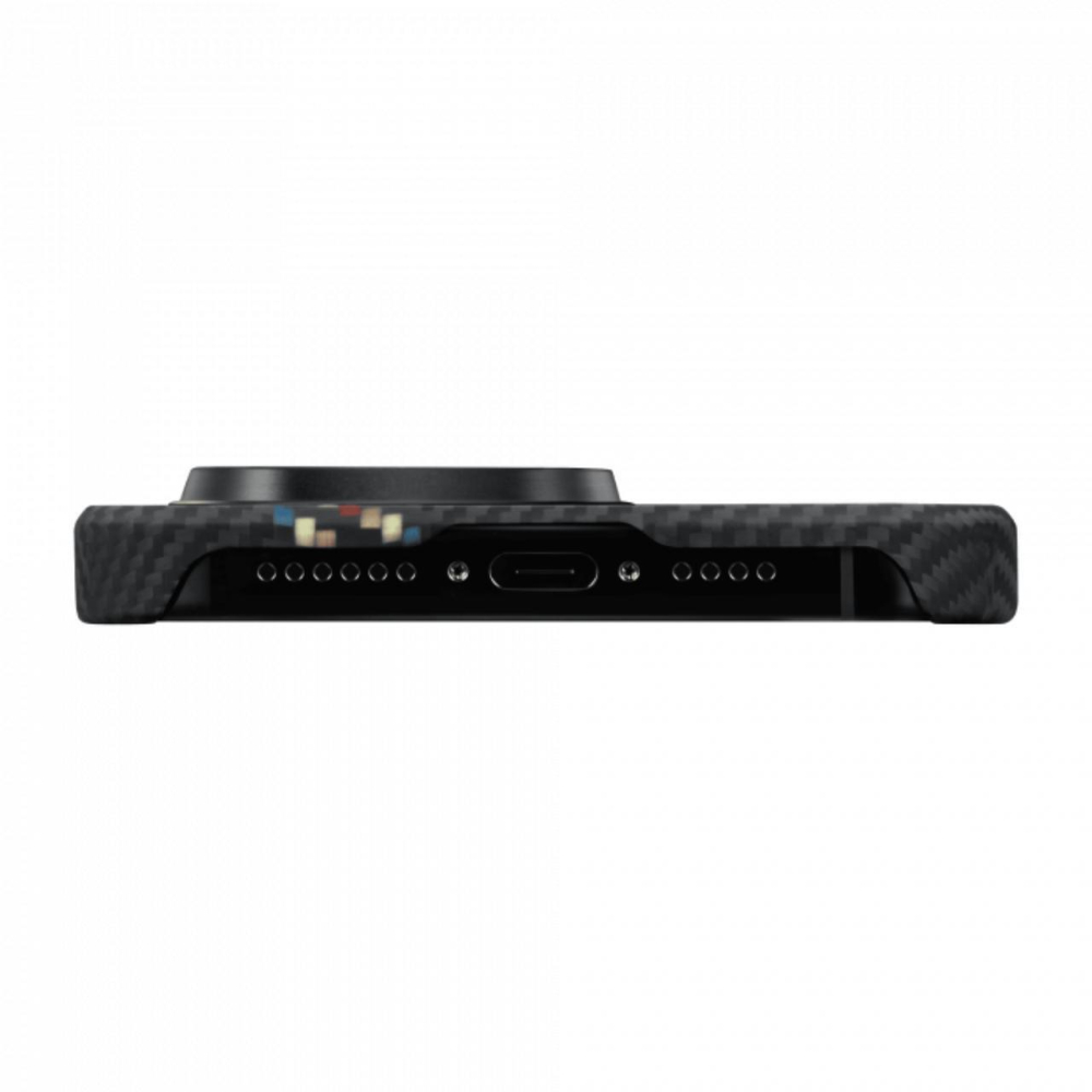 Pitaka Husa MagEZ 4 Aramida 600D iPhone 15 Pro, MagSafe Rhapsody [9]