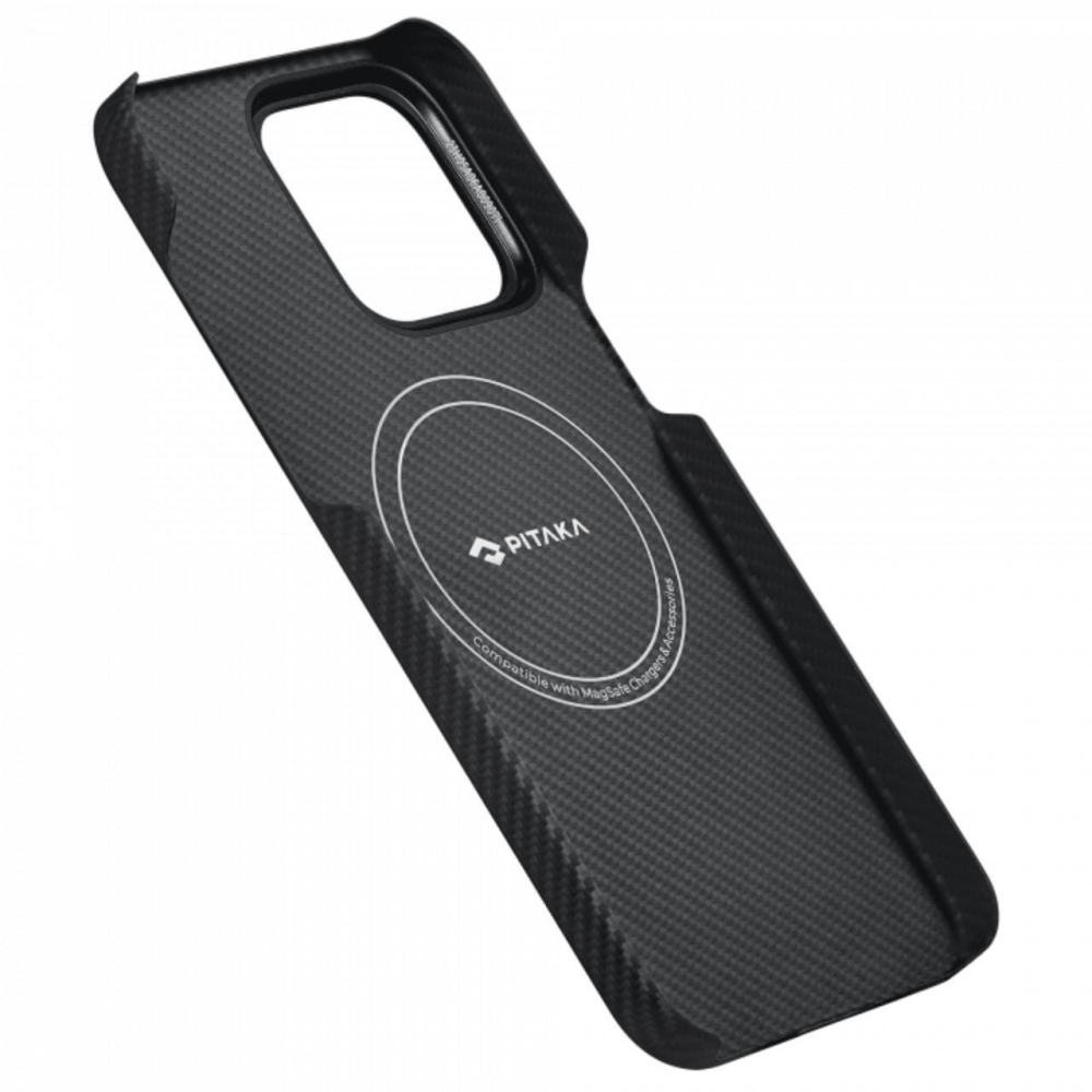 Pitaka Husa MagEZ 4 Aramida 600D iPhone 15 Pro Max, MagSafe Rhapsody [5]