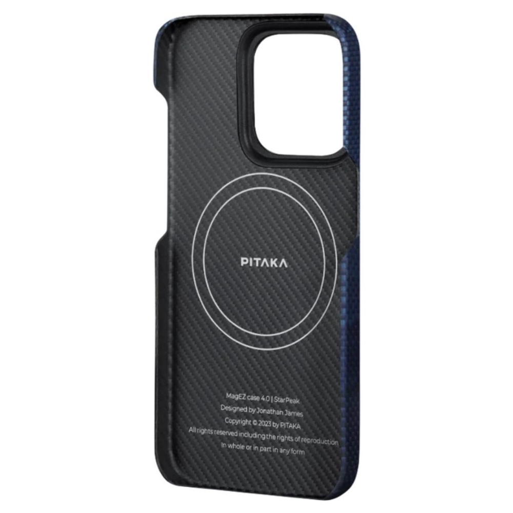 Pitaka Husa MagEZ 4 StarPeak Over the horizon 1500D, Aramida MagSafe iPhone 15 Plus [4]