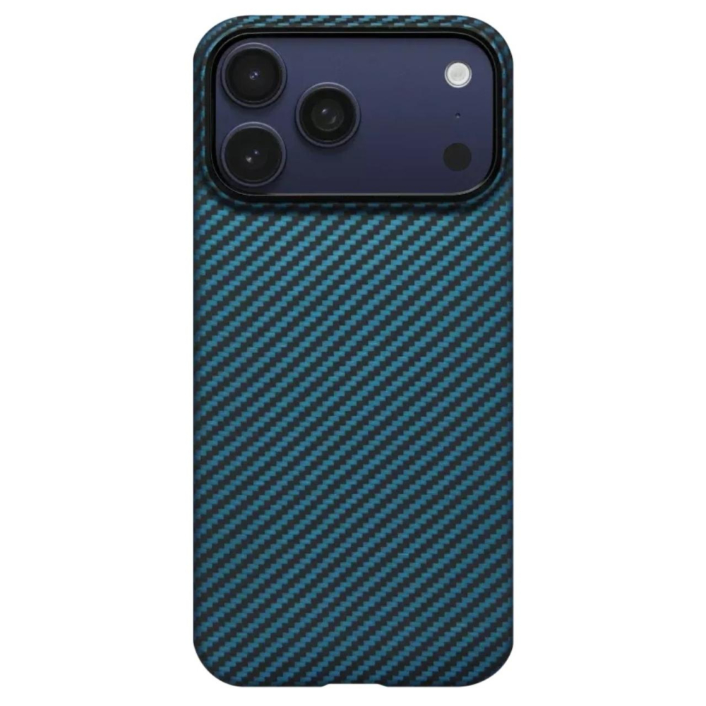 Pitaka Husa MagEZ 7 Pro 600D Ultra-Slim Aramida Magsafe iPhone 17 Pro Negru / Albastru [5]