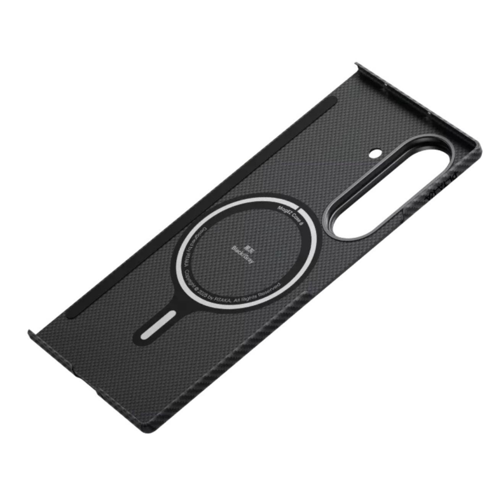 Pitaka Husa MagEZ 7 Pro 600D Ultra-Slim Aramida Magsafe Samsung Galaxy Z Fold7 Negru / Gri [4]