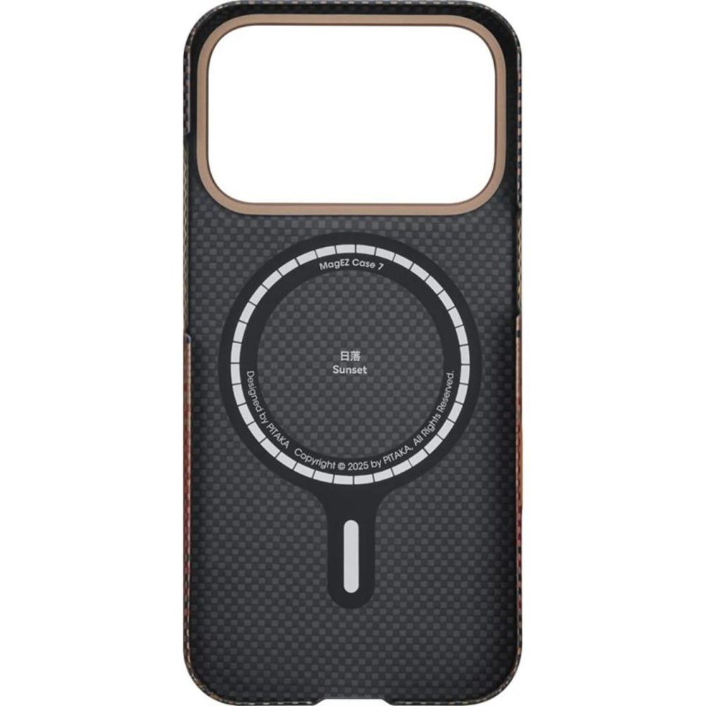 Pitaka Husa MagEZ 7 Ultra-Slim Aramida Magsafe iPhone 17 Pro Max Sunset [4]