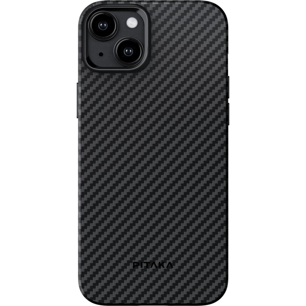 Pitaka Husa MagEZ Pro 4 Aramida 1500D iPhone 15 Plus, MagSafe Negru / Gri [6]