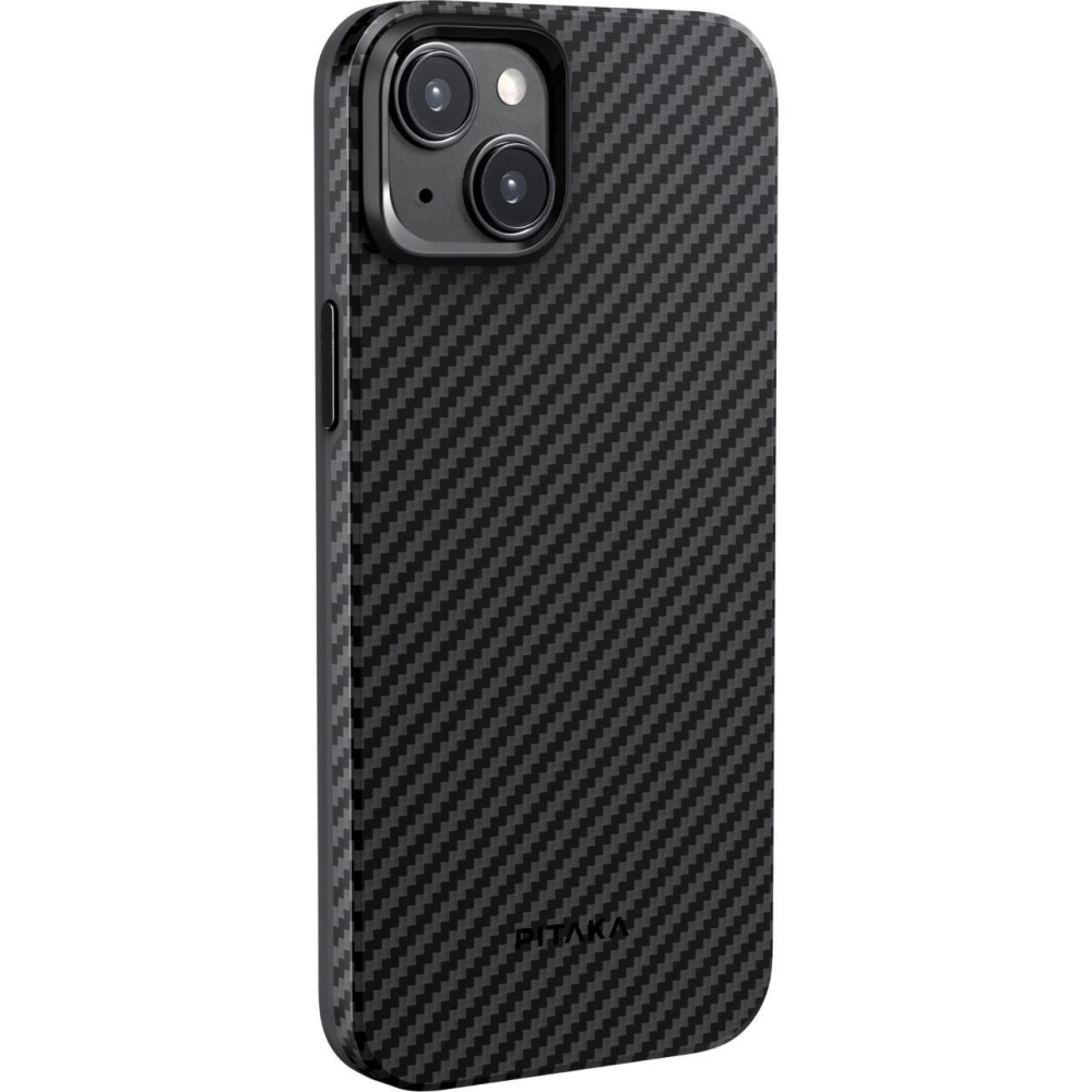 Pitaka Husa MagEZ Pro 4 Aramida 1500D iPhone 15 Plus, MagSafe Negru / Gri [4]