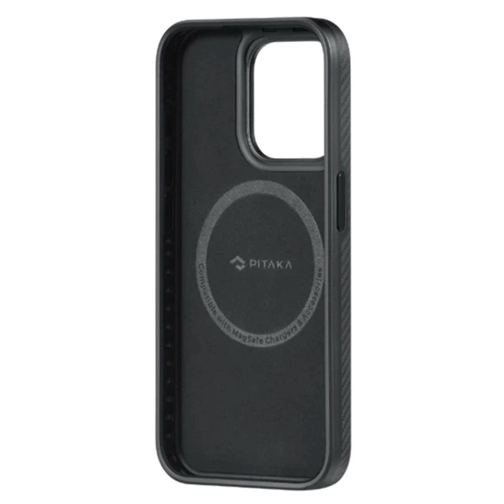 Pitaka Husa MagEZ Pro 4 Aramida 600D iPhone 15 Plus, MagSafe Negru / Gri [2]