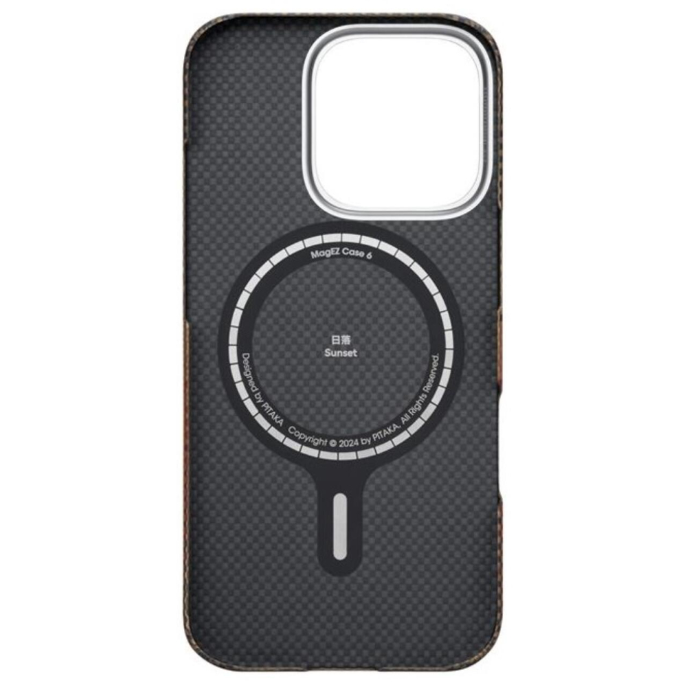 Pitaka Husa Tactile Woven Aramida Magsafe iPhone 16 Pro Sunset [3]