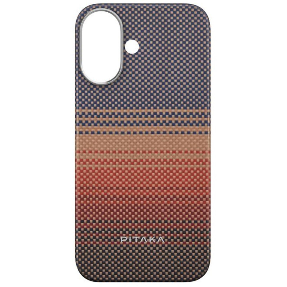 Pitaka Husa Tactile Woven Aramida Magsafe iPhone 16 Sunset [2]