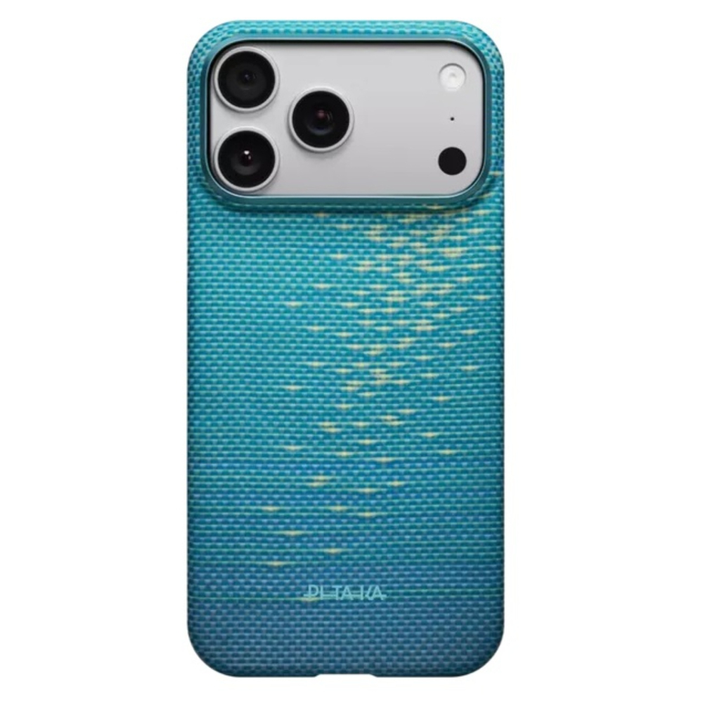 Pitaka Husa Ultra-Slim Aramida Magsafe iPhone 17 Pro Lucid Blue [6]