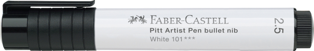 Pitt artist pen big brush alb faber-castell [4]