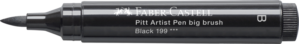 Pitt artist pen big brush negru faber-castell [3]