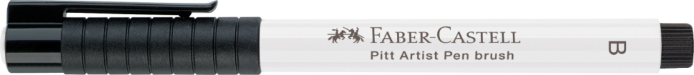 Pitt artist pen brush alb faber-castell [4]