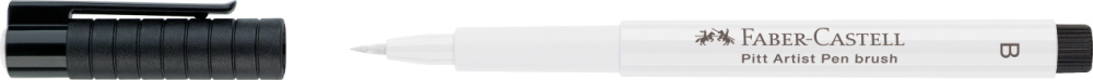 Pitt artist pen brush alb faber-castell [2]