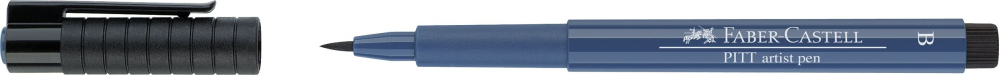 Pitt artist pen brush albastru indian faber-castell [2]