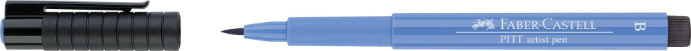 Pitt artist pen brush albastru ultramarin faber-castell [2]