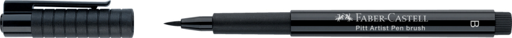 Pitt artist pen brush negru faber-castell [2]
