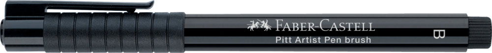 Pitt artist pen brush negru faber-castell [4]