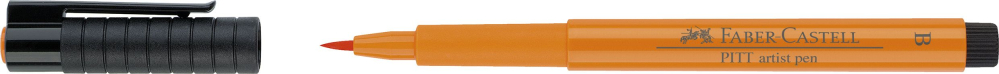 Pitt artist pen brush portocaliu faber-castell [2]