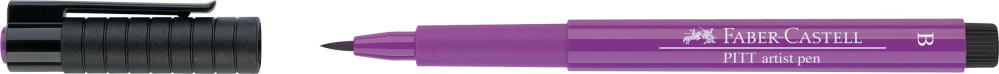 Pitt artist pen brush roz purpuriu faber-castell [2]
