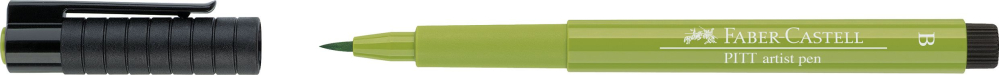Pitt artist pen brush verde crud faber-castell [2]